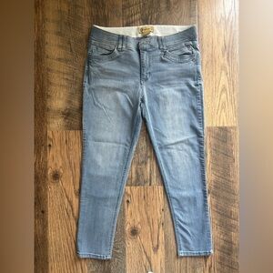 Democracy Ab Technology Skinny Ankle Jeans Size 12 Mid Rise Mold and Hold Light
